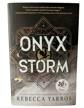 Onyx Storm NWT | Deluxe Limited Edition Rebecca Yarros Hardcover book 3 Empyrean